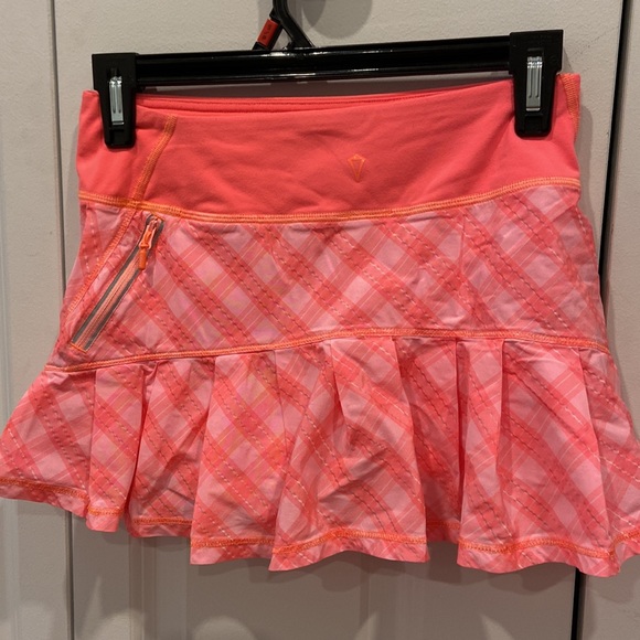 Ivivva Peach Plaid Skort - Picture 3 of 4